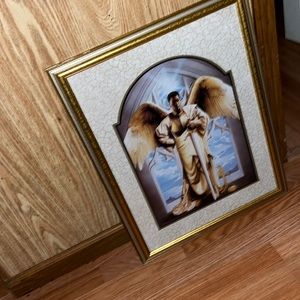 Beautiful wall photo , black angel .